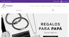 Desktop Screenshot of etceteraaccesorios.com